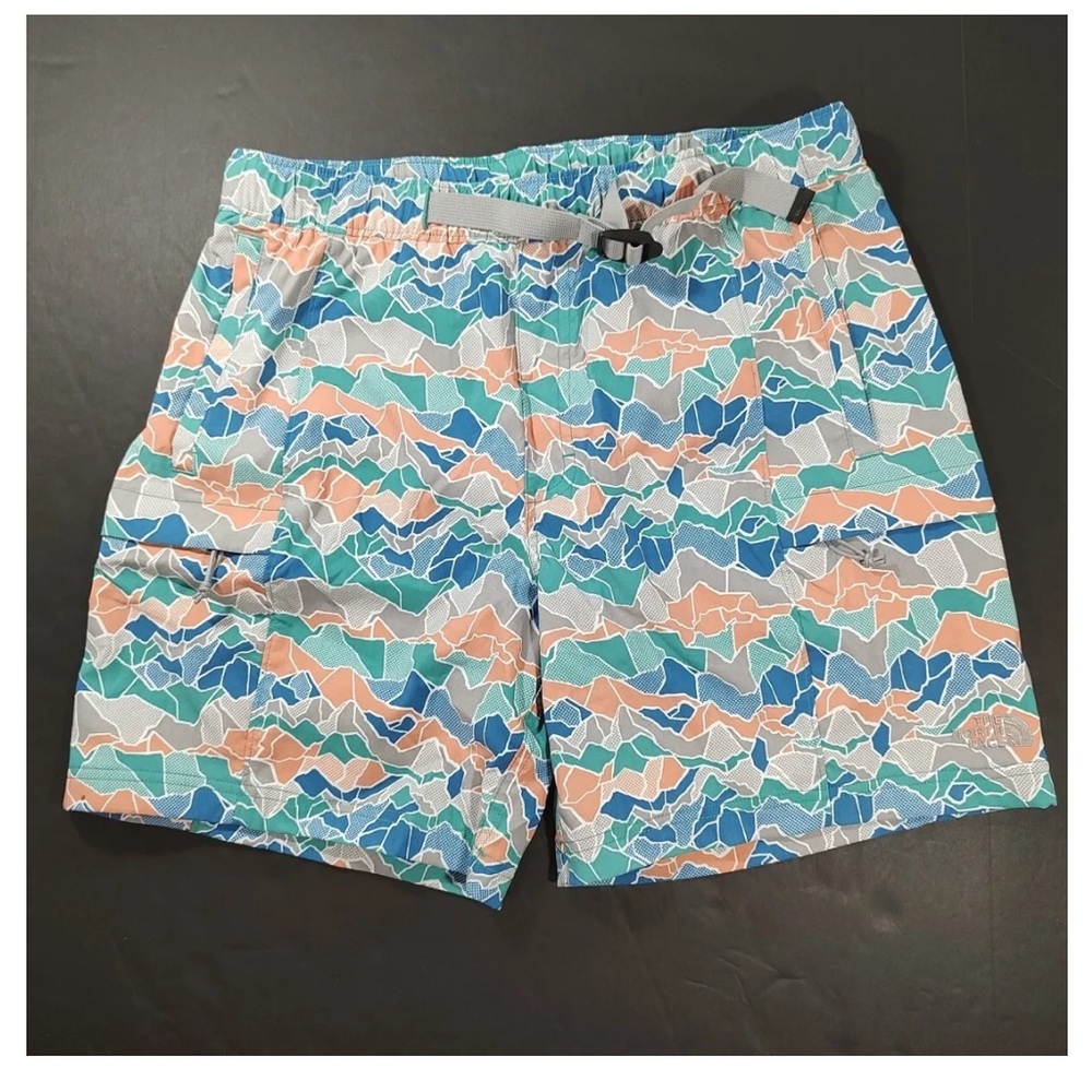 The North Face Mens Class V Belted FlashDry Hybrid Shorts Multicolor